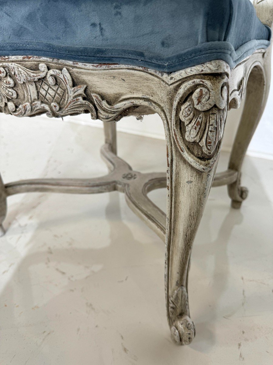 Suite Of 8 Louis XV Style Chairs-photo-3