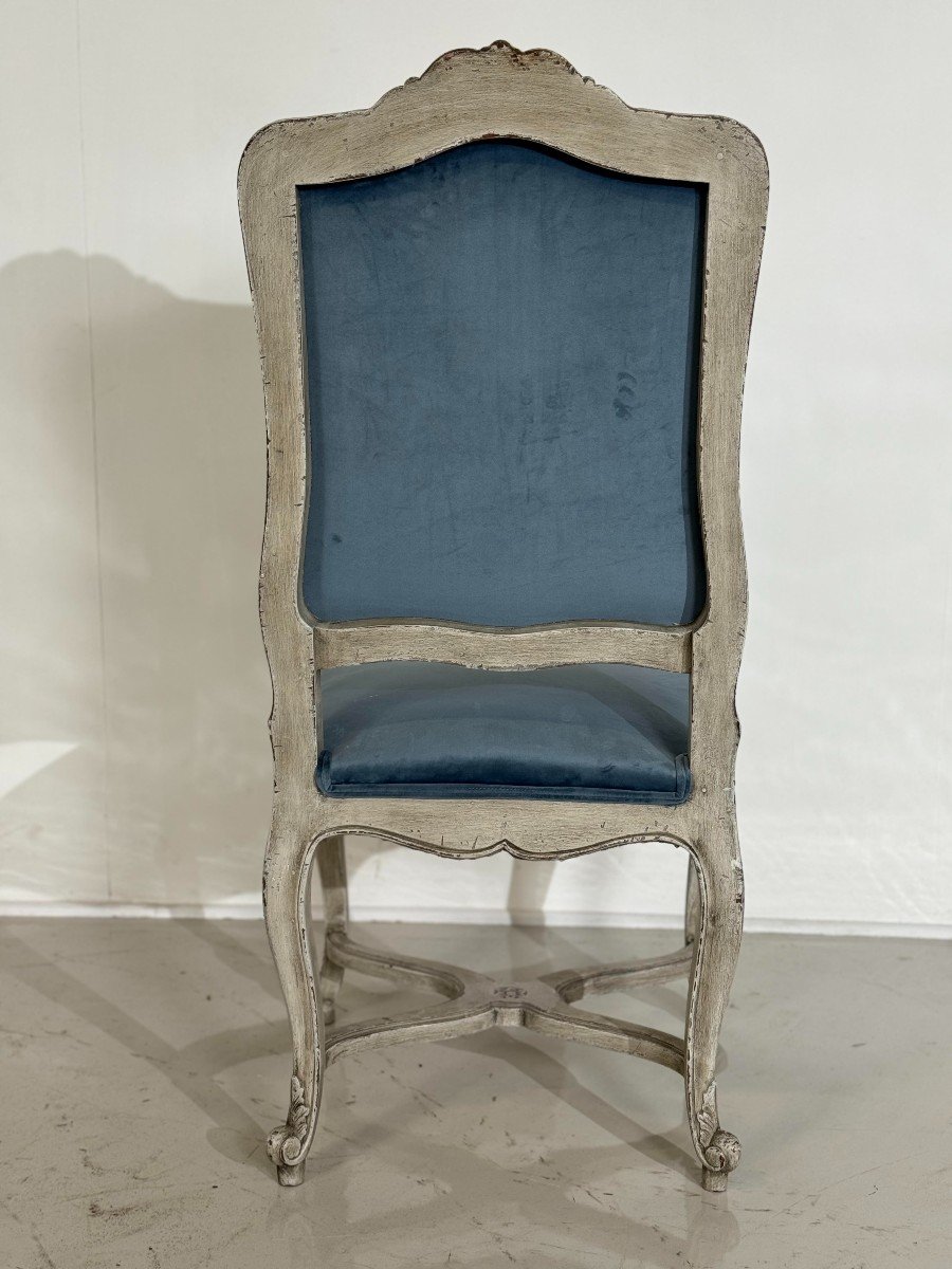 Suite Of 8 Louis XV Style Chairs-photo-4
