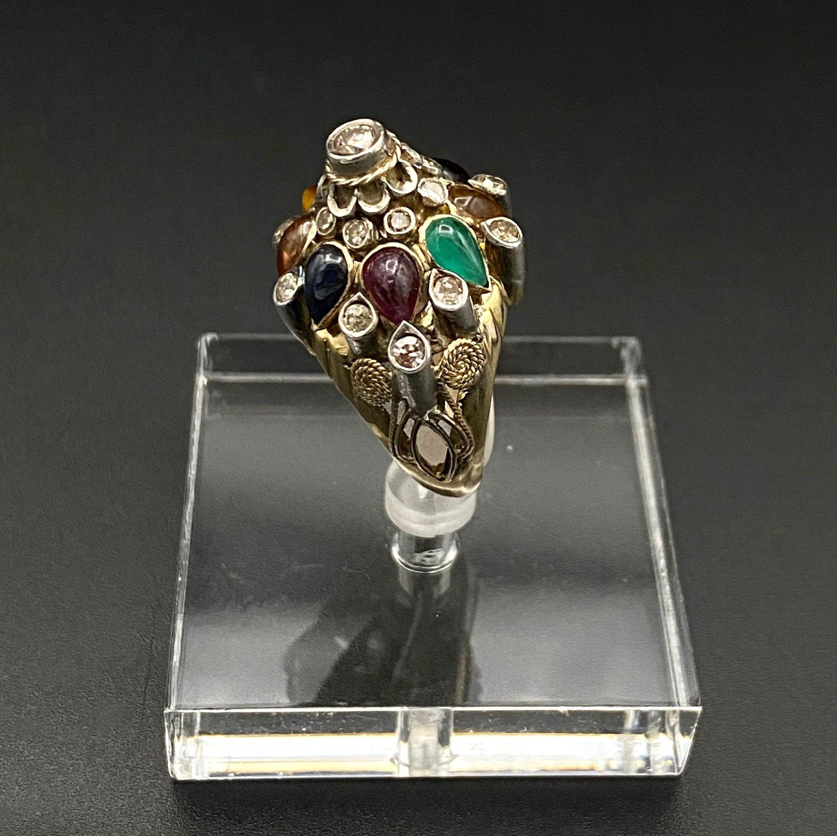 Bague Thaï - Or 14 Carats-photo-3