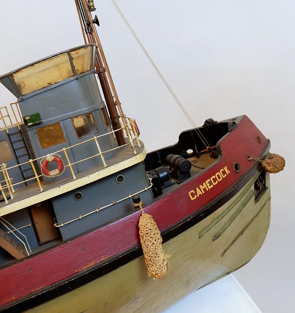 Tugboat Model, "camecock" London, Circa 1940-photo-2