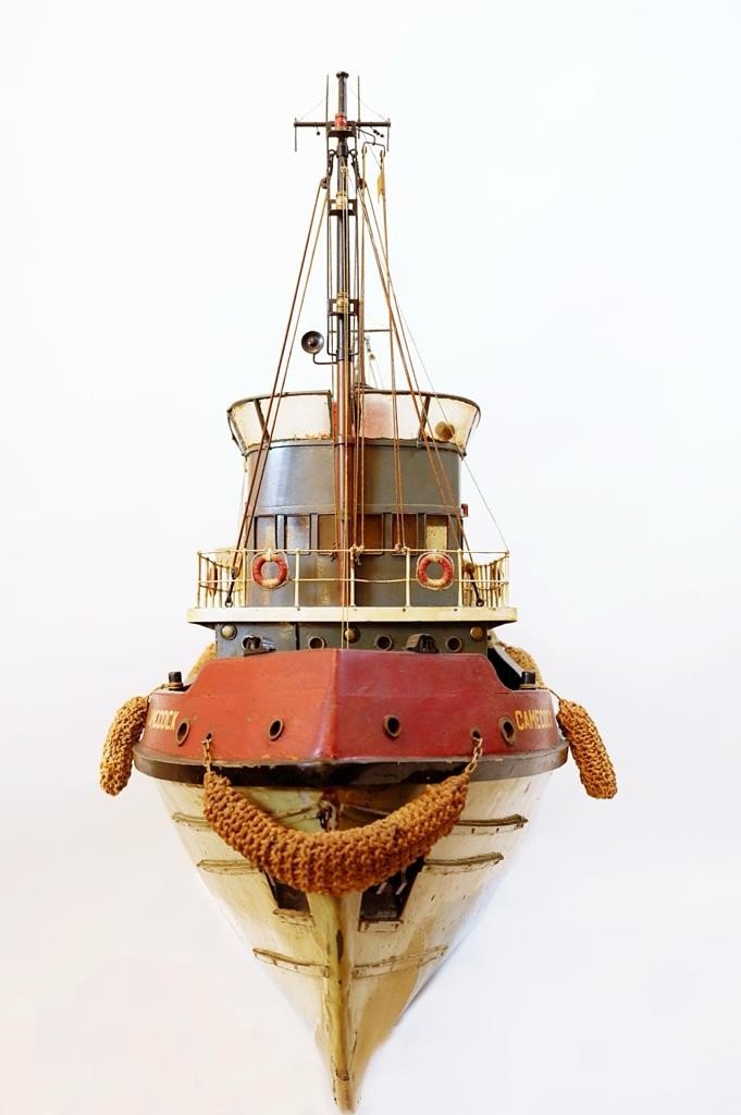 Tugboat Model, "camecock" London, Circa 1940