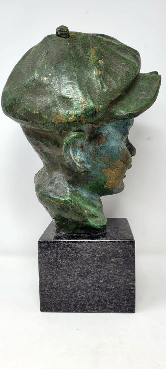 Sculpture De Gavroche En Bronze-photo-2