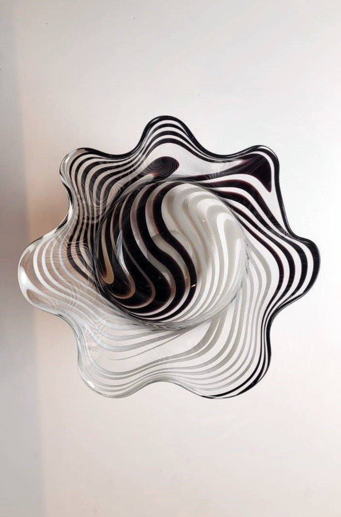 Vase En Verre De Murano - Carlos Moretti-photo-3