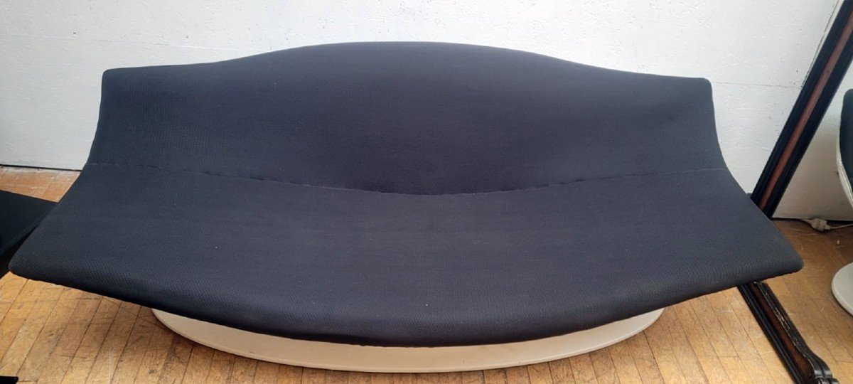 Steiner Paris, Free Form Sofa, Circa 1980-photo-3