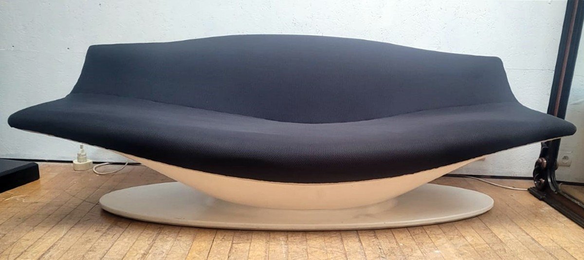 Steiner Paris, Free Form Sofa, Circa 1980