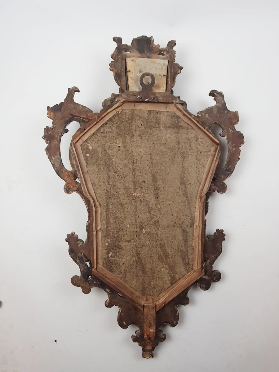 Louis XV Mirror In Carved Wood, 18th-photo-5