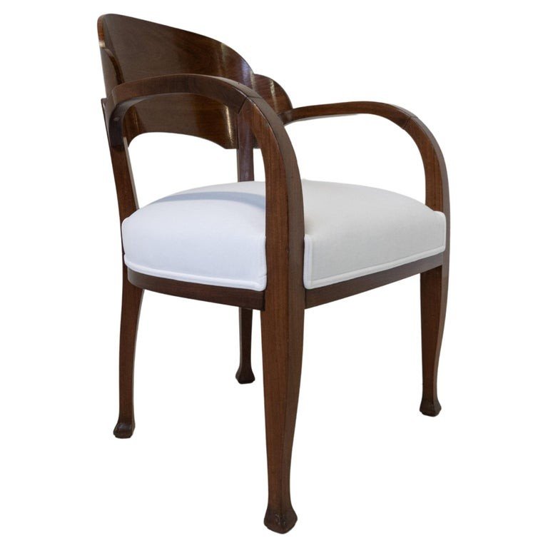 Henry Van De Velde, Fauteuil Art Nouveau Vers 1908-photo-3