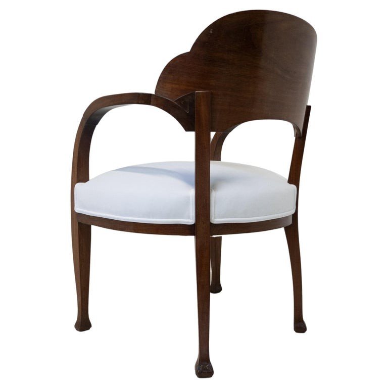 Henry Van De Velde, Fauteuil Art Nouveau Vers 1908-photo-4