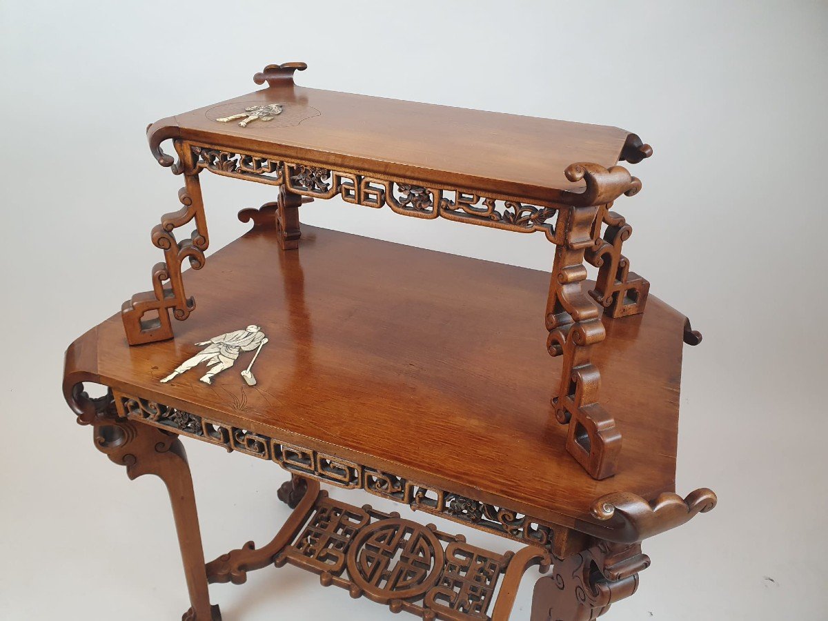 Japanese Side Table, Early 20th-photo-3
