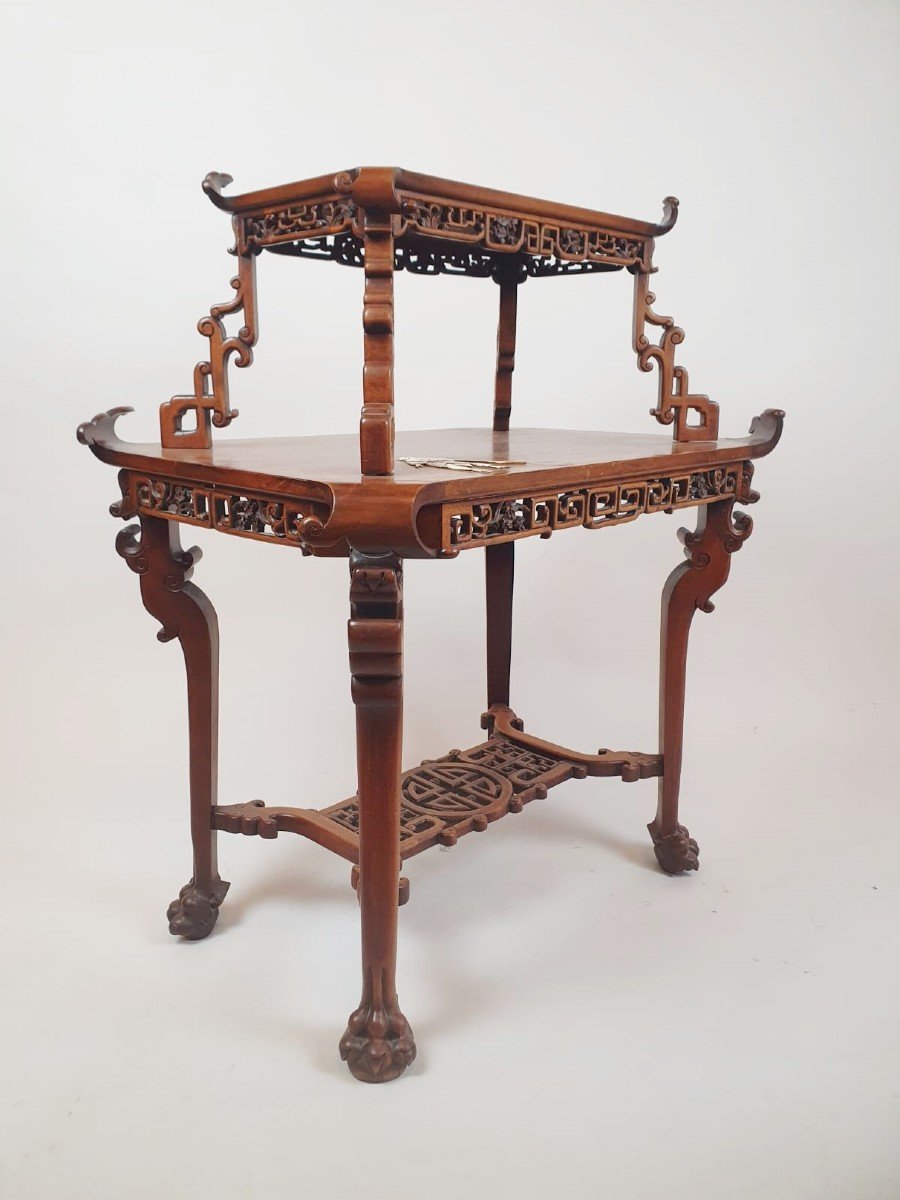 Japanese Side Table, Early 20th-photo-6