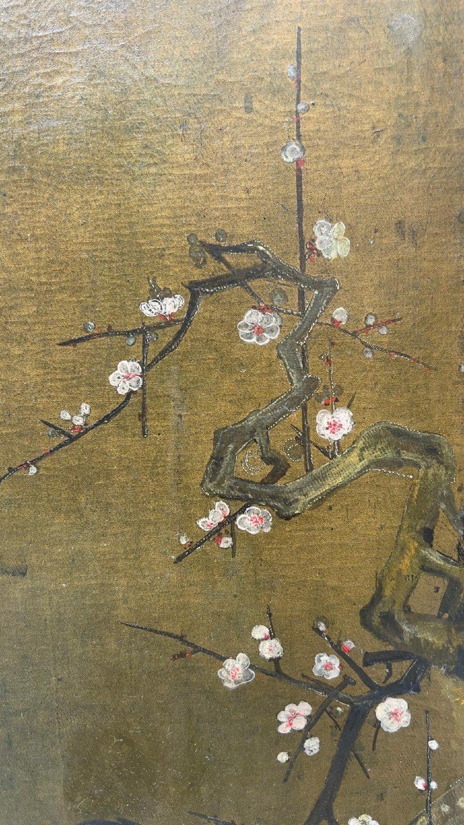 3 Panneaux Chinois, 19th-photo-2