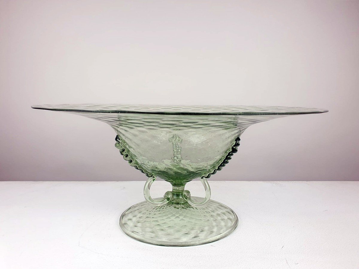 Grande Coupe En Verre De Murano