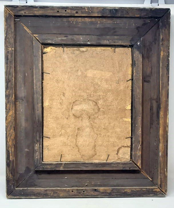 Huile Sur Panneau - XIXème-photo-5