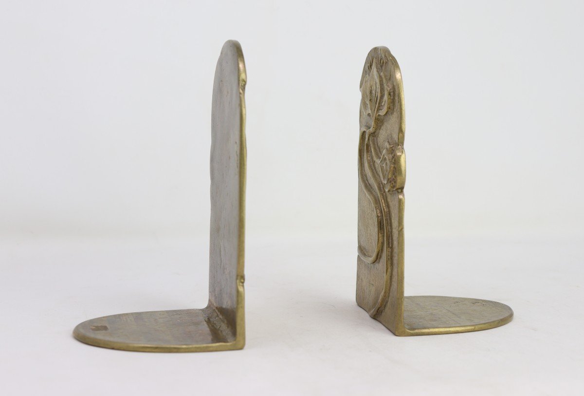 Pair Of Art Nouveau Bookends -photo-4