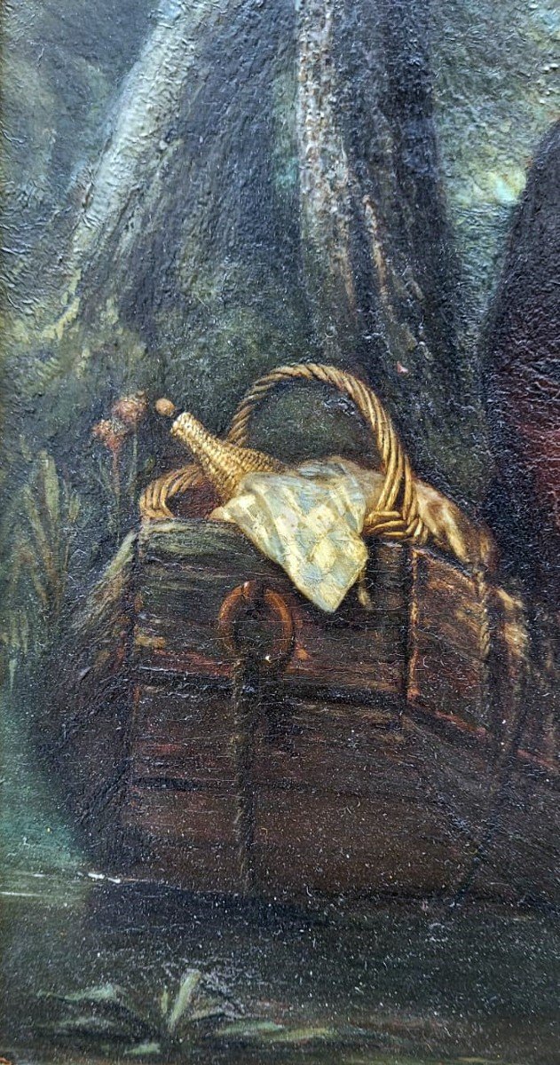 Huile Sur Panneau De Adrian Joseph Verhoeven - Ball-photo-6