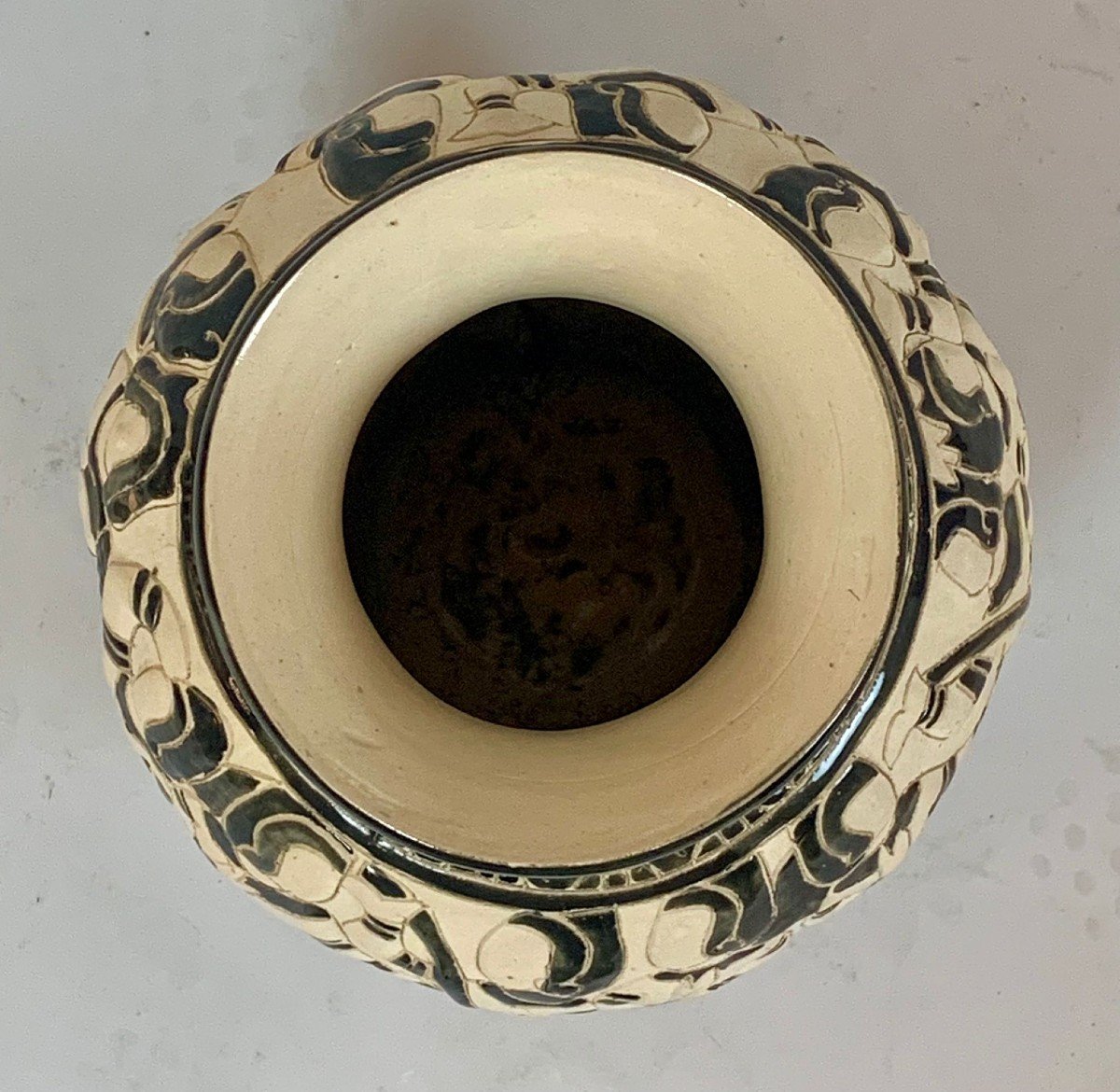 Vase En Céramique - Vietnam - Vers 1930 -photo-2