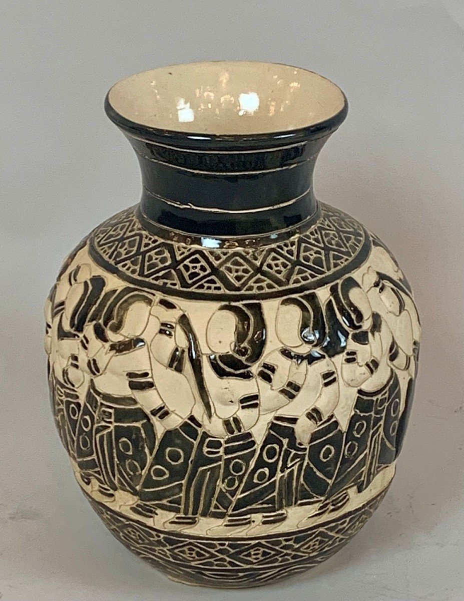 Vase En Céramique - Vietnam - Vers 1930 