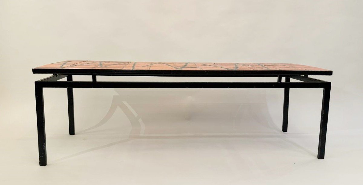 Ceramic Coffee Table, Signed Antonio De Nisco, 1970-photo-2