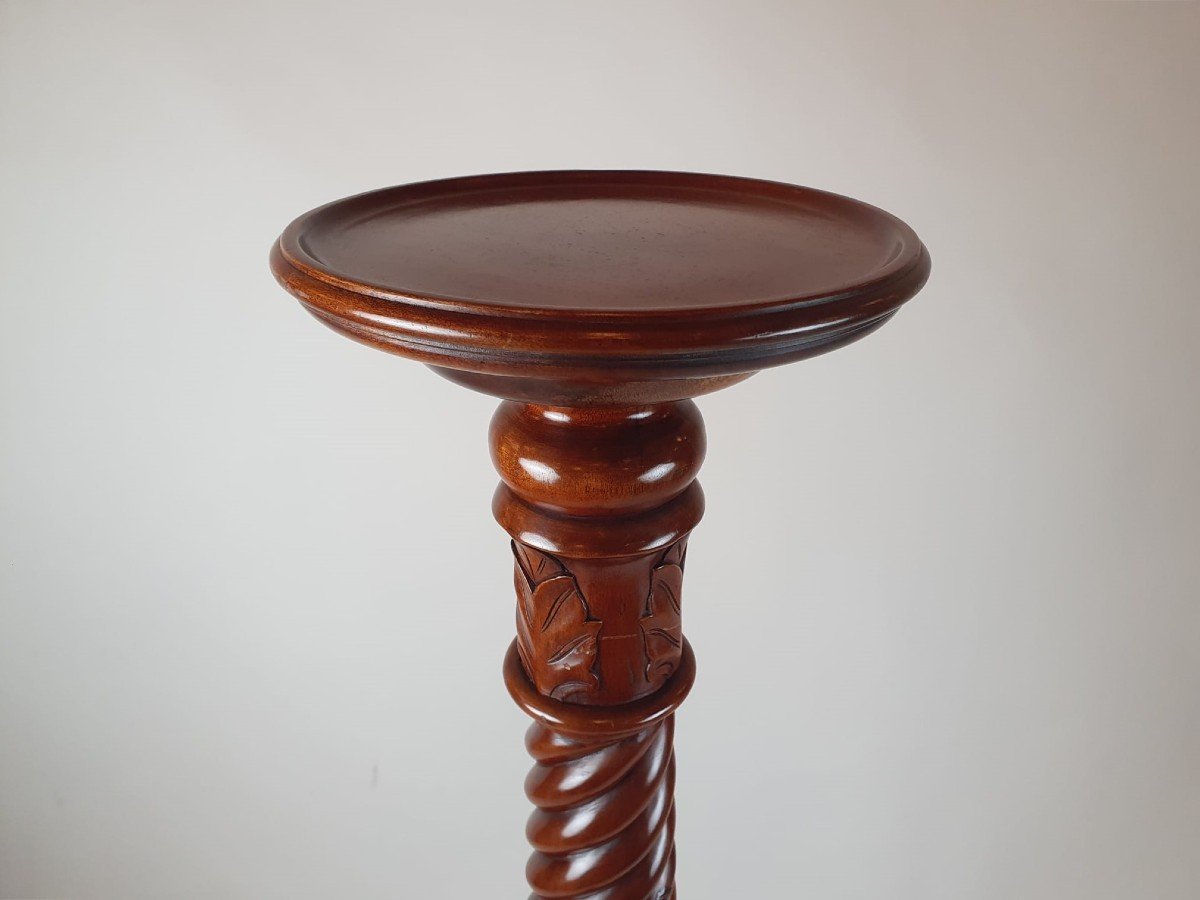 Mahogany Stool, English Work, Early 20th Century-photo-3