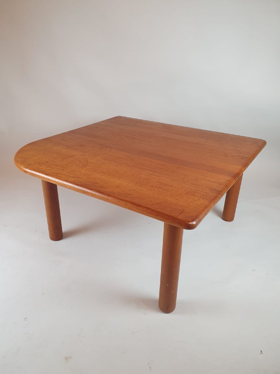 Vintage Teak Coffee Table, Circa 1960-photo-4