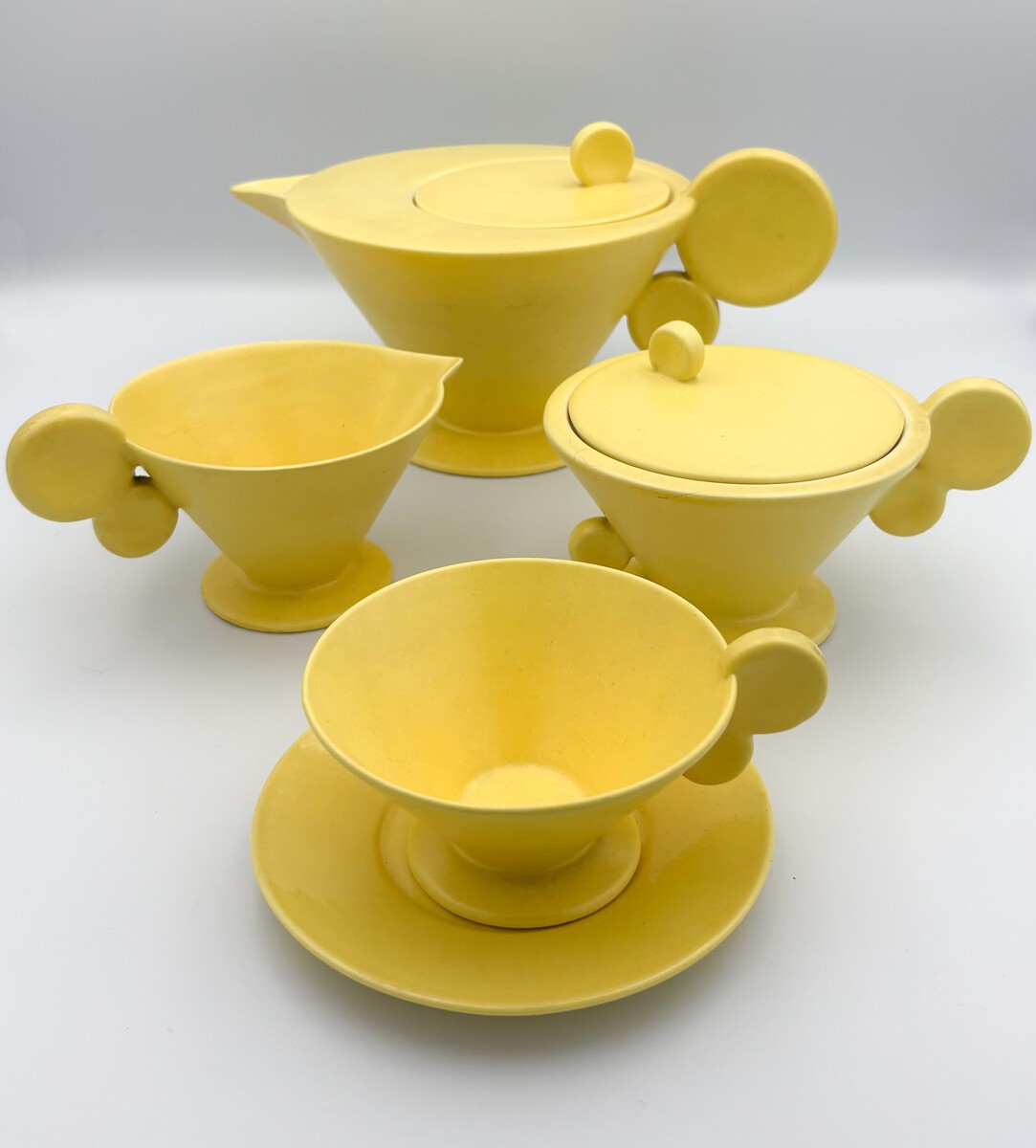 Bauhaus Ceramic Coffee Set By Margarete Heymann Marks 