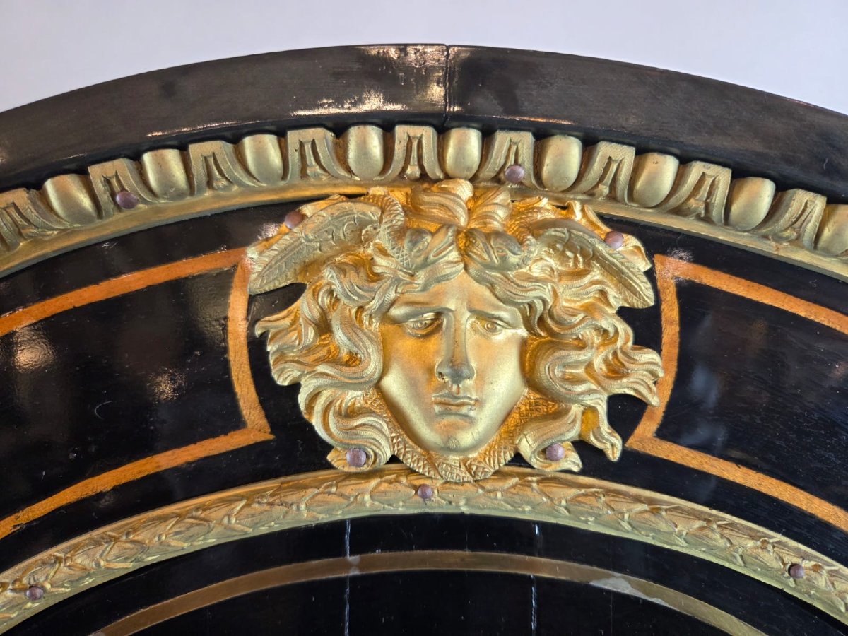Inlaid Cylinder Desk-photo-4