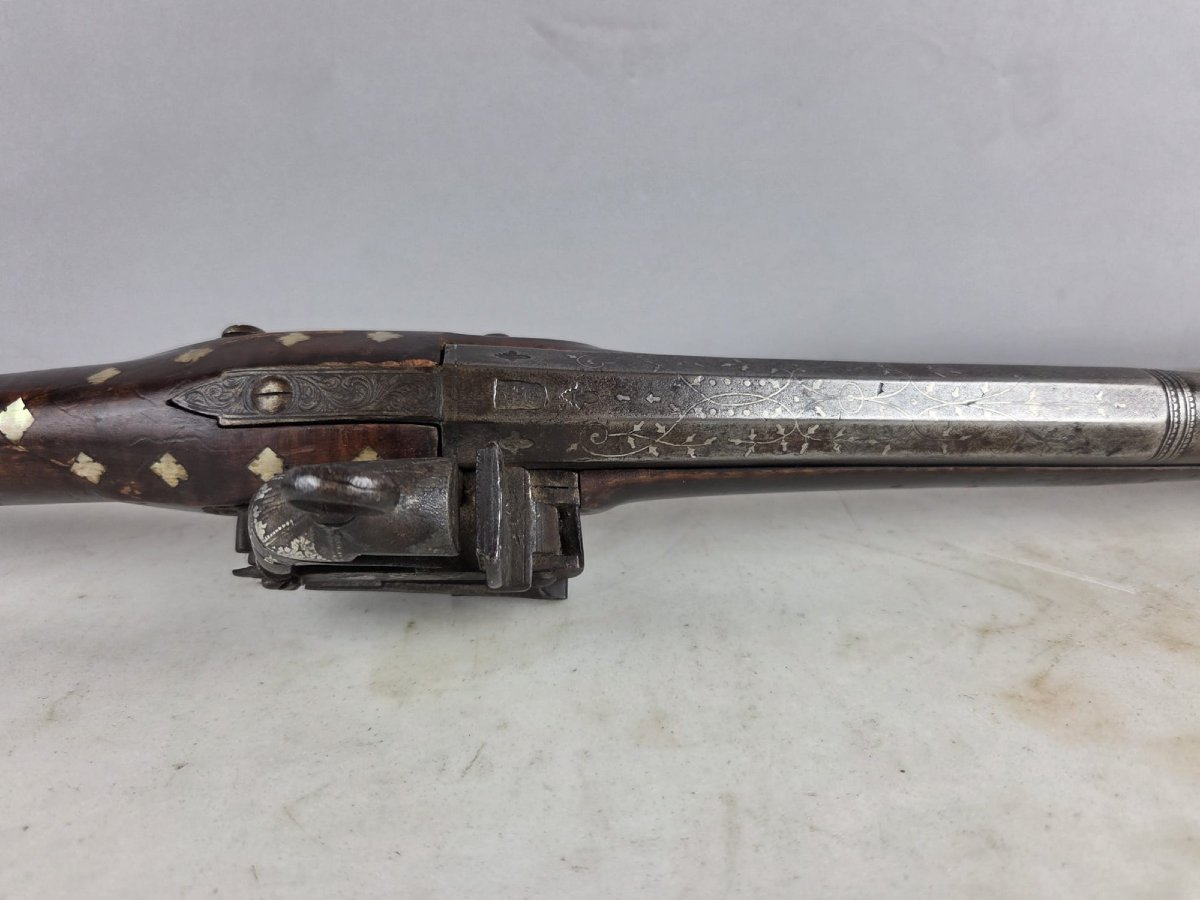 Blunderbuss, Caucasus, 19th, Silver Damask-photo-2