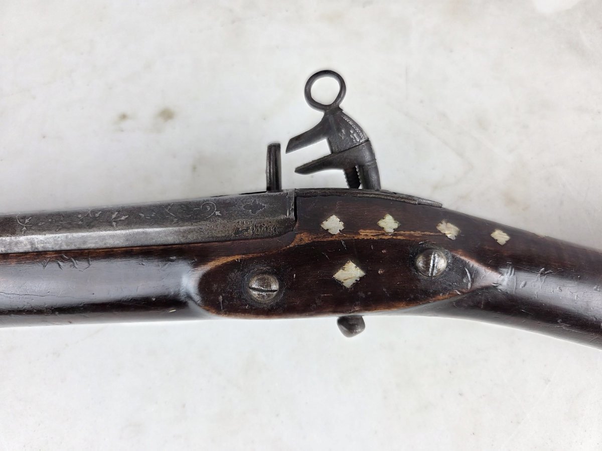 Blunderbuss, Caucasus, 19th, Silver Damask-photo-4