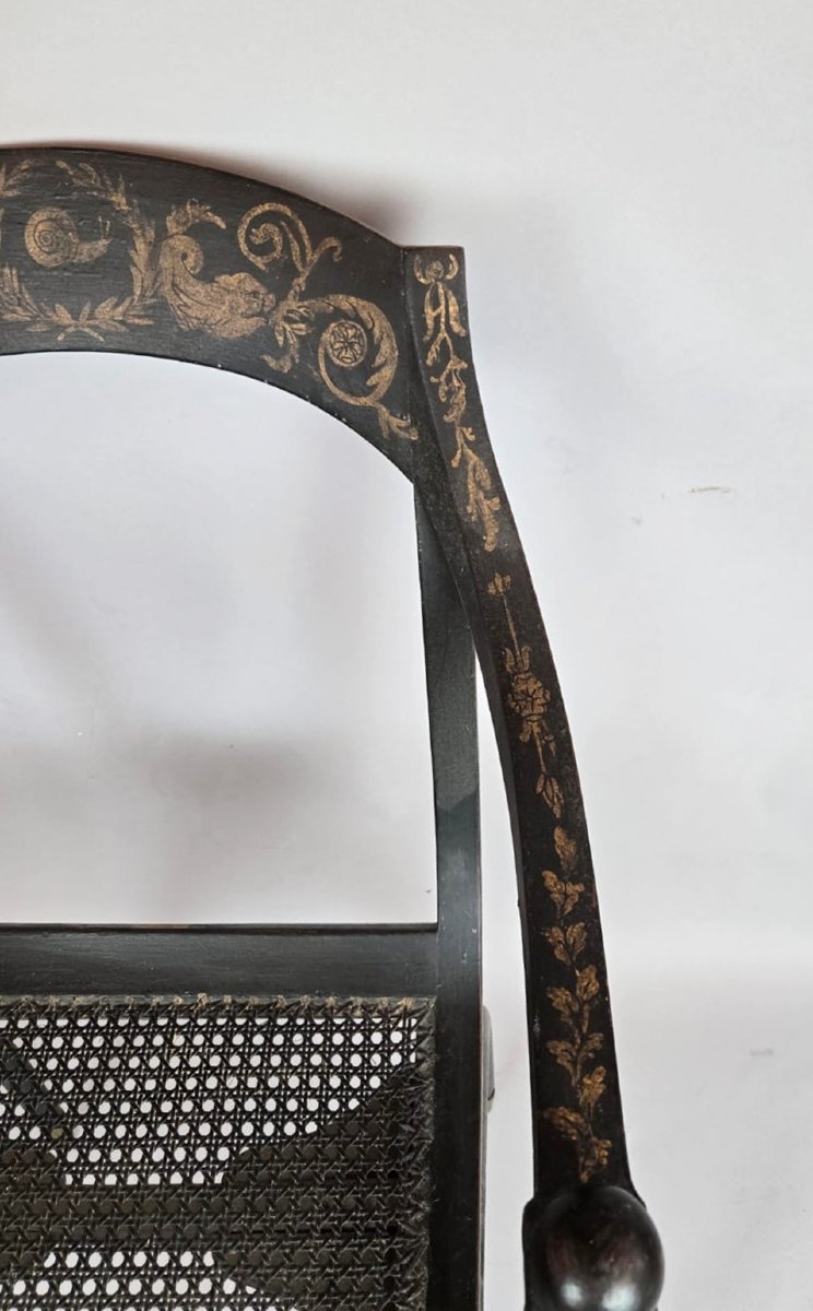 Chaise cannées, Chapuis, début 19th-photo-1