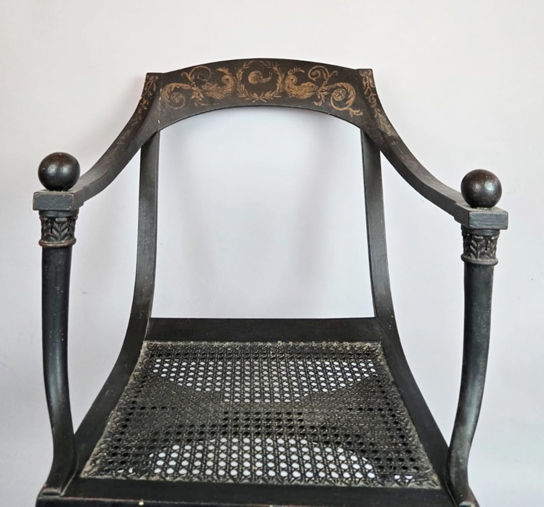 Chaise cannées, Chapuis, début 19th-photo-2