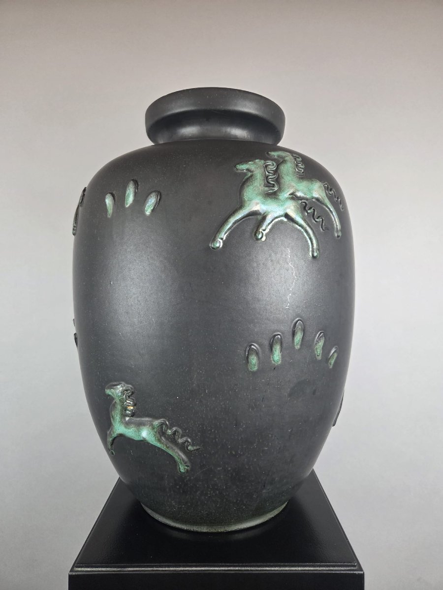 Vase vintage, Ugo Zaccagnini, 1950, Italie-photo-4