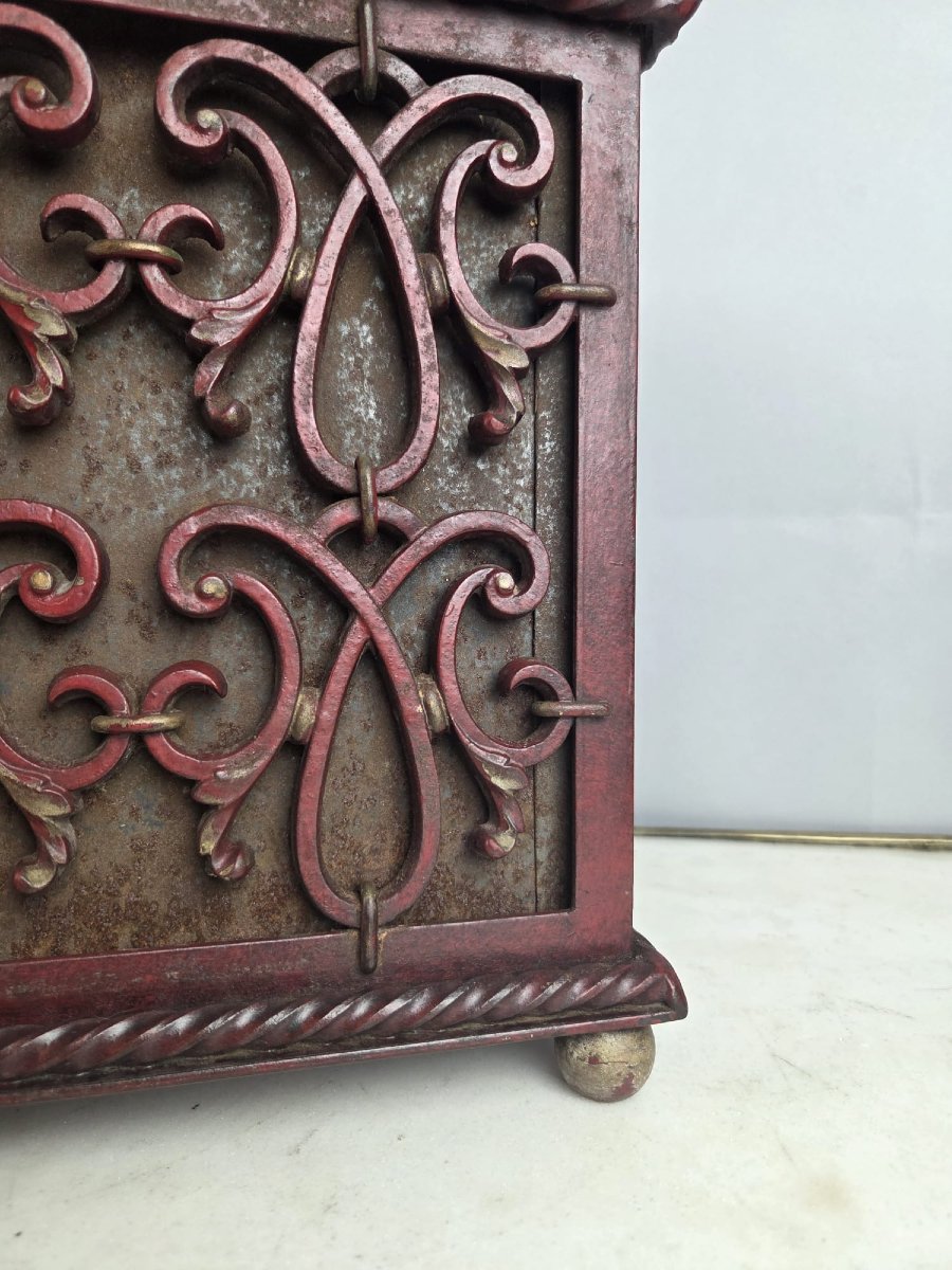 Wrought Iron Planter, Circa 1930-photo-3