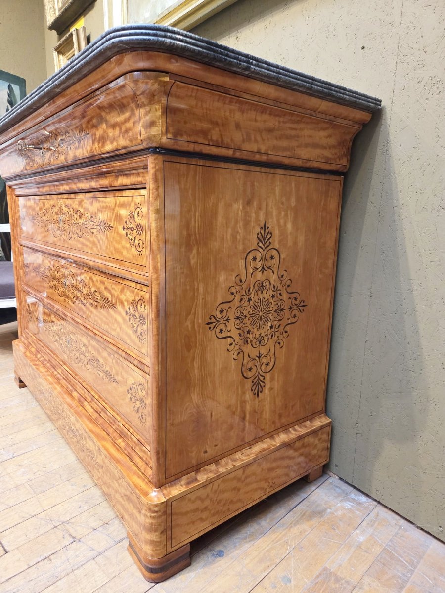 Charles X Period Scriban Chest Of Drawers -photo-4
