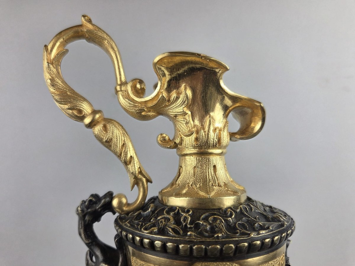 vase en bronze doré, style Renaissance, 19th -photo-2