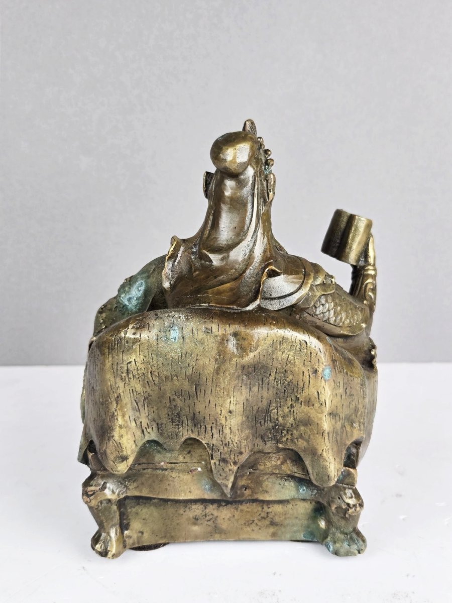 Bronze Statue Of Guan Gong, 19th-photo-4