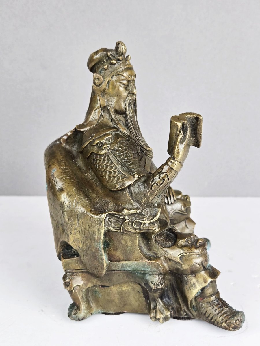 Bronze Statue Of Guan Gong, 19th-photo-1