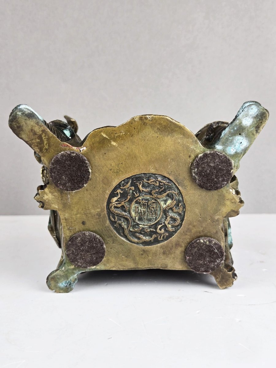 Bronze Statue Of Guan Gong, 19th-photo-2