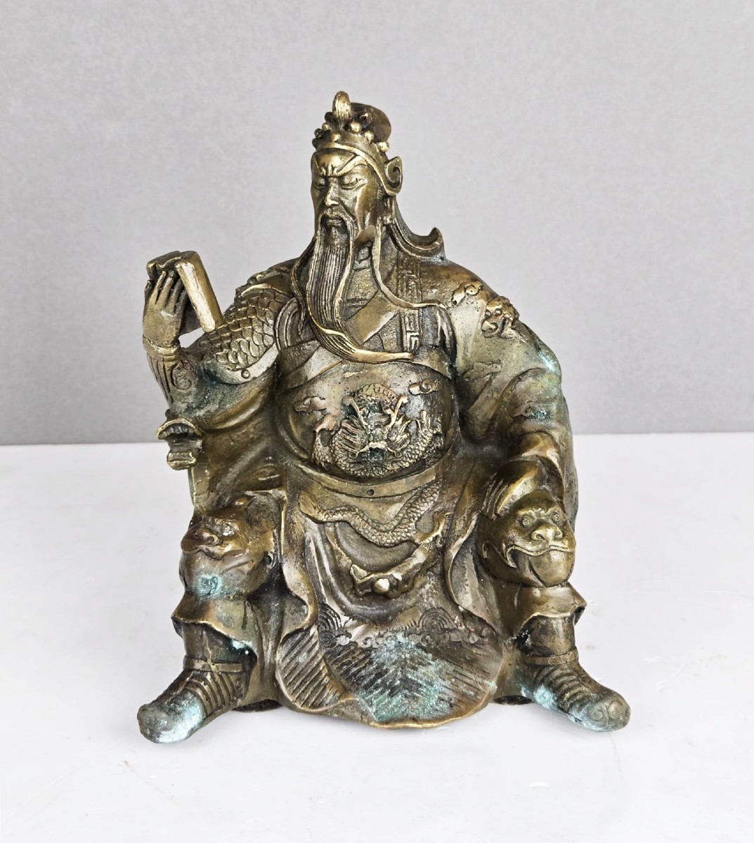 Bronze Statue Of Guan Gong, 19th