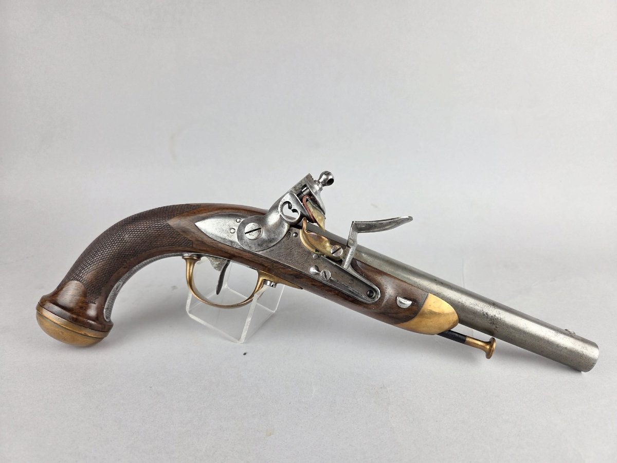 2 Flintlock Officer Pistols Model 1816-photo-3