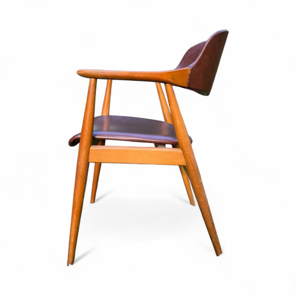 12 Vintage Armchairs, Model Gm11 By Erik Kirkegaard, Danmark-photo-3
