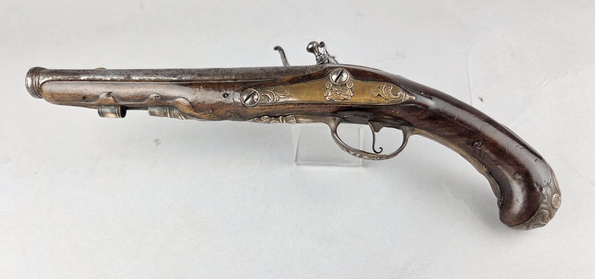 Pistolet à silex Français, vers 1730-photo-3
