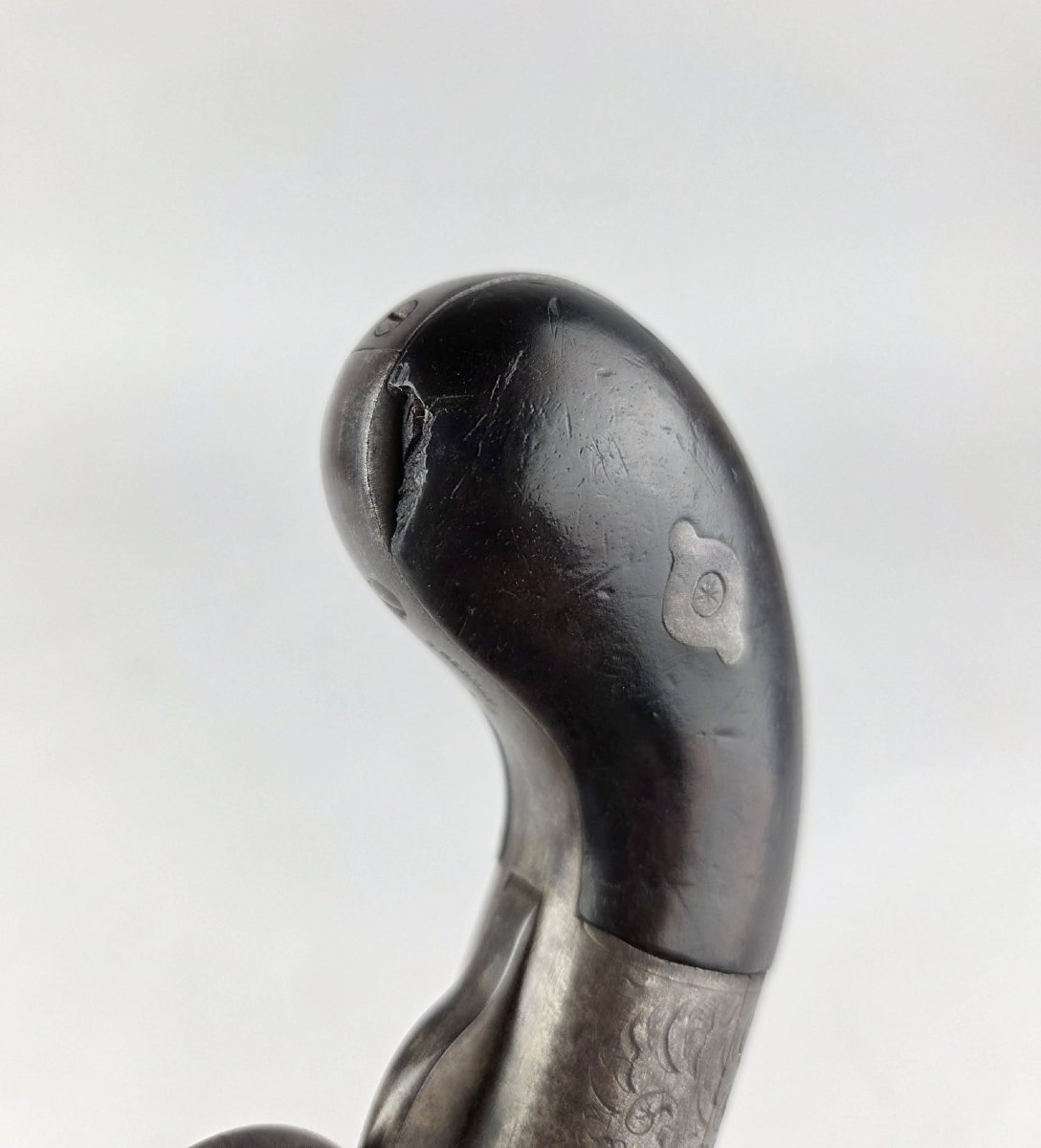 Small Transition Pistol Signed J. Houmau Breveté, Liège Circa 1850-photo-5