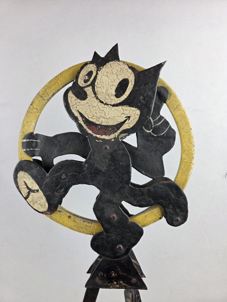 Balancier de comptoir "Felix le chat" vers 1930-photo-2