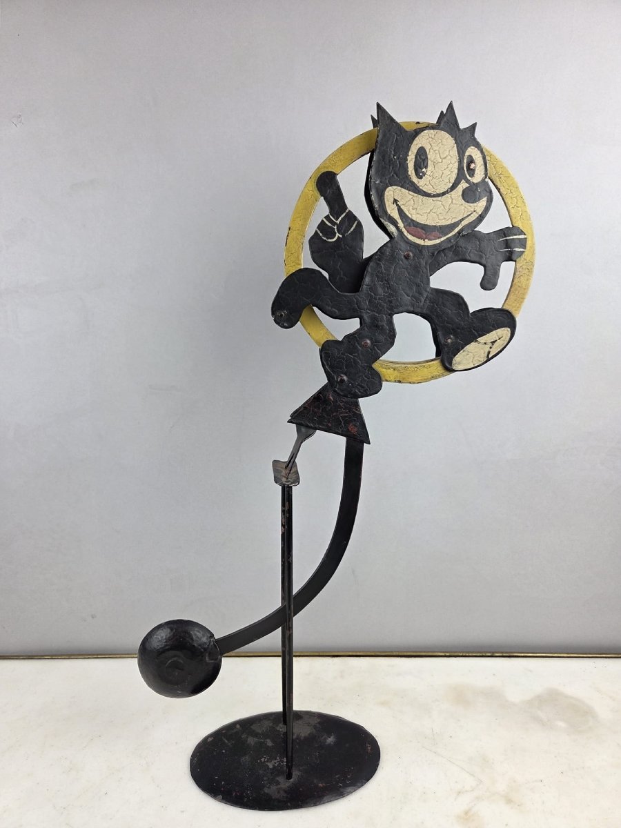 Balancier de comptoir "Felix le chat" vers 1930-photo-2