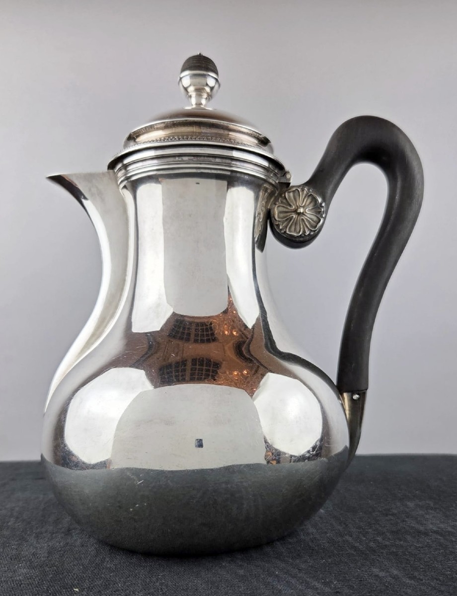 Dutalis Hallmark, Silver 1st Standard (1814-31) Marabout Coffee Pot