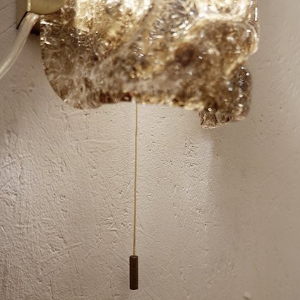 Pair Of Murano Wall Lights By Kaiser - 1970s -photo-2