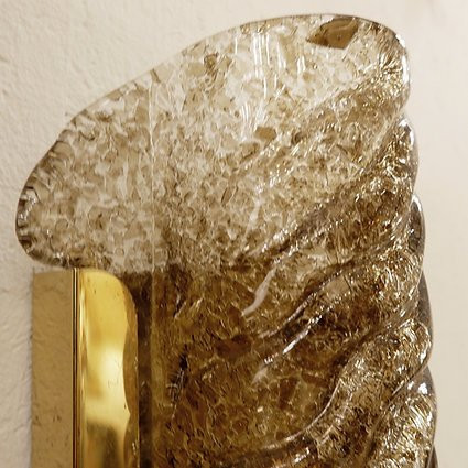 Pair Of Murano Wall Lights By Kaiser - 1970s -photo-2