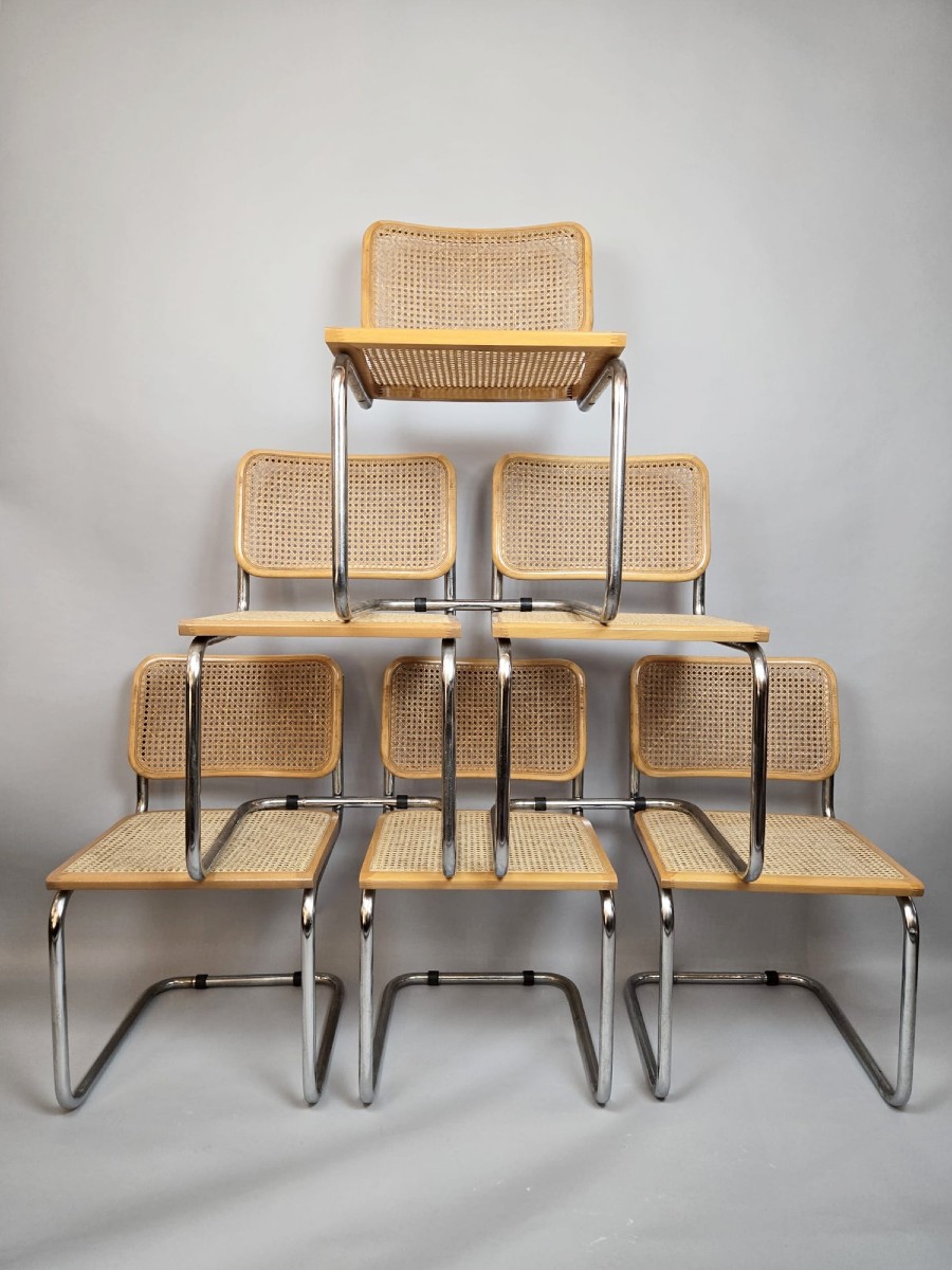 Set Of Six Chairs Marcel Breuer