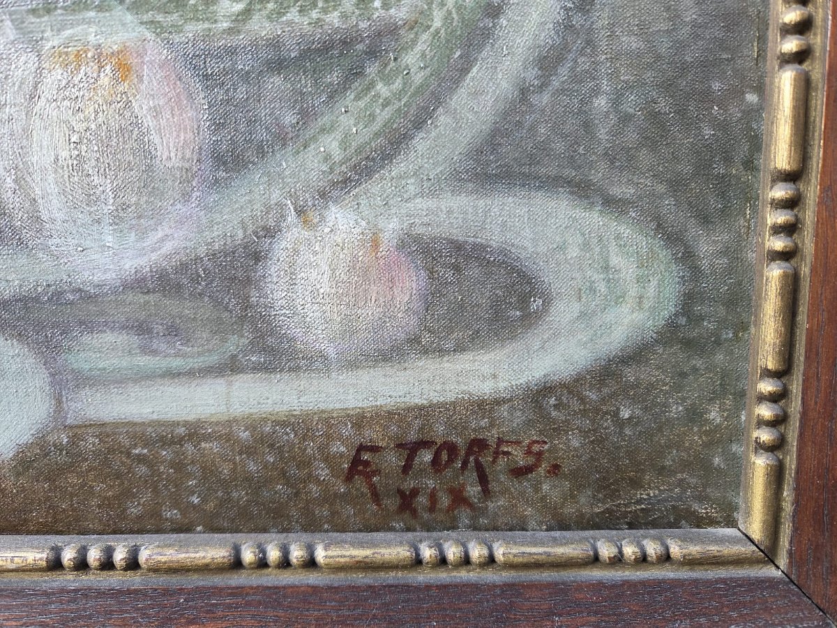 Oil On Canvas "aurora" Circa 1900-photo-2