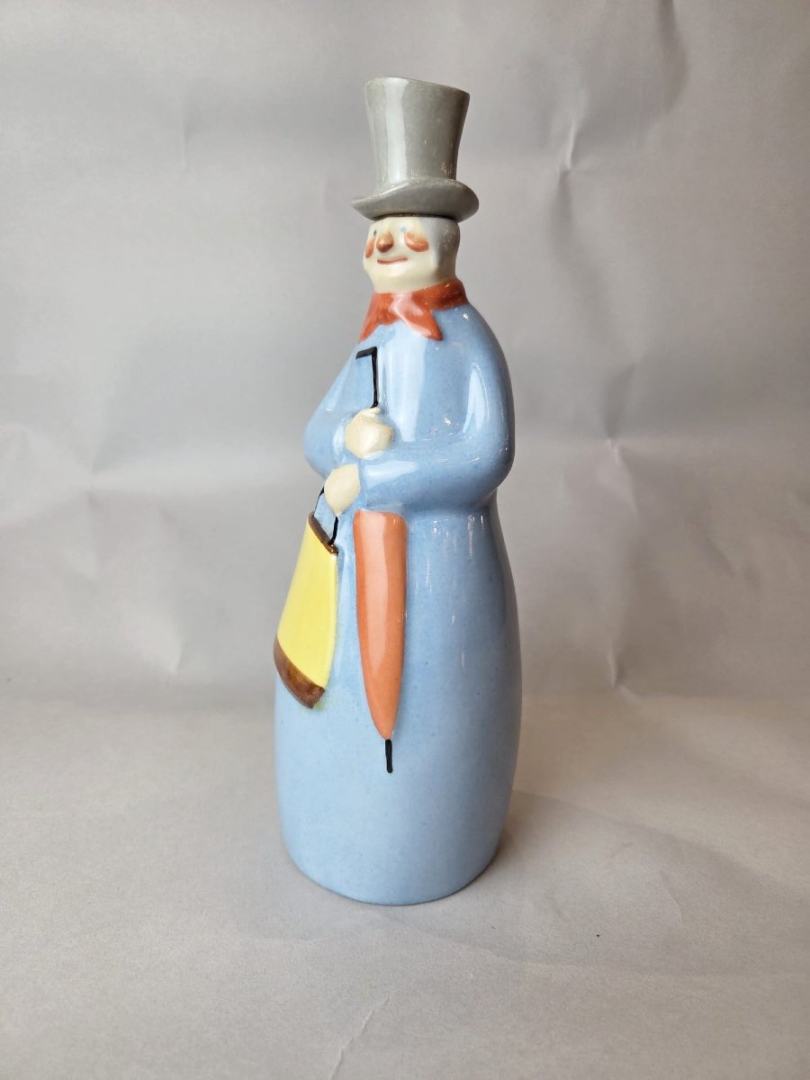 Robj Paris, Porcelain Liqueur Bottle, Circa 1928-photo-3